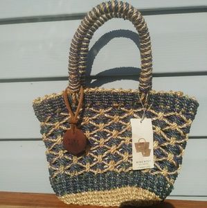 Nine West Purse Weaved Tote Bag